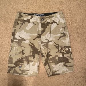 Boys Fox camouflage cargo shorts